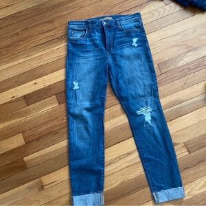 Joe's Jeans Distressed Ankle Jeans
